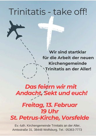 Plakat zum Gottesdienst